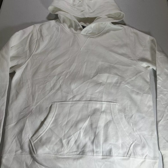 New blank POLO RALPH LAUREN Fleece Pullover Hoodie in White SZ. L kids - Picture 2 of 9
